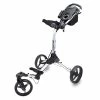 Bag Boy TriSwivel 2 Pushcart - White/Black -Shoes Shop 0003 TriSwivel II PushCart WhiteBlack Right