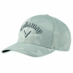 Callaway Camo Snapback Cap - Grey