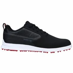 FootJoy Superlites XP Golf Shoes - Black/White/Red 58094