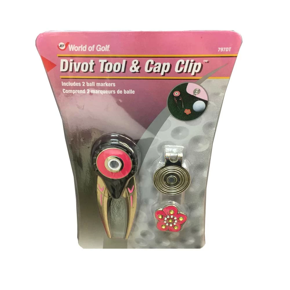 World Of Golf Ladies Divot Tool & Cap Clip (797DT) 3 World Of Golf Ladies Divot Tool & Cap Clip (797DT)