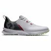 FootJoy Fuel Golf Shoes - White/Navy/Red 55452 -Shoes Shop FJ 55452 01