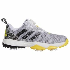 Adidas Junior Codechaos BOA Shoes - White/Black/Yellow GW0856