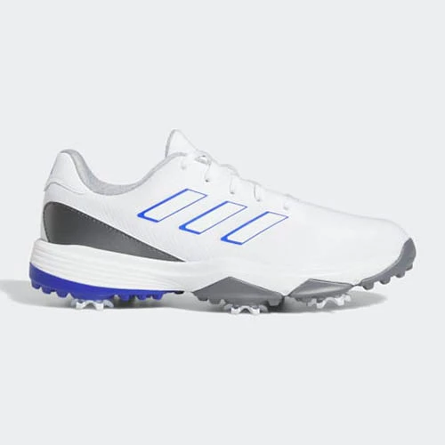 Adidas JNR S2G Shoes - White/Silver/Blue GZ2178 3 Adidas JNR S2G Shoes - White/Silver/Blue GZ2178
