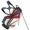 Cleveland Saturday Stand Bag - Red/White/Charcoal -Shoes Shop RedWhiteCharcoal Stand Sat