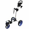 Spyder Deluxe 3 Wheeler Swivel Cart - White/Blue -Shoes Shop Spyder deluxe swivel white blue