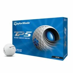 TaylorMade TP5 2021 Golf Ball - White
