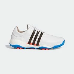 Adidas Tour360 2022 Shoes - White/Black/Blue GV7244