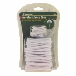 PLASTIC 2 3/4" NO RESISTANCE TEE PACK WOG (JR213) WHITE