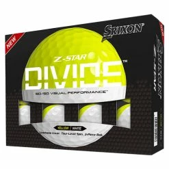Srixon Z Star 8 Divide Golf Ball - White/Yellow