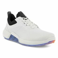 ECCO Men's Biom H4 Golf Shoes -Shoes Shop ecco biom h4 golf shoes white black 02 28520.1662670387