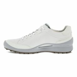ECCO Men's Biom Hybrid Golf Shoes -Shoes Shop ecco biom hybrid golf shoes white silver metallic 04 06378.1644873789