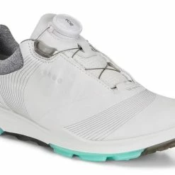 ECCO Women's Biom Hybrid 3 BOA Golf Shoes - White/Emerald -Shoes Shop ecco womens biom hybrid 3 boa golf shoes white emerald 03 55092.1659548166