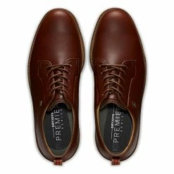 FootJoy Men's DryJoys Premiere Series Field Golf Shoes -Shoes Shop footjoy dryjoys premiere series field golf shoes brown light grey 03 37996.1674673997