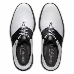 FootJoy Men's DryJoys Premiere Series Packard Golf Shoes -Shoes Shop footjoy dryjoys premiere series packard golf shoes white black 03 68733.1676576794
