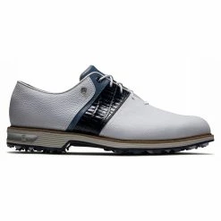 FootJoy Men's DryJoys Premiere Series Packard Golf Shoes -Shoes Shop footjoy dryjoys premiere series packard golf shoes white navy 01 63964.1676576791