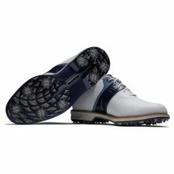 FootJoy Men's DryJoys Premiere Series Packard Golf Shoes -Shoes Shop footjoy dryjoys premiere series packard golf shoes white navy 06 60261.1676576792