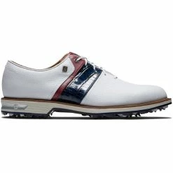 FootJoy Men's DryJoys Premiere Series Packard Golf Shoes -Shoes Shop footjoy dryjoys premiere series packard golf shoes white navy red 01 99722.1676576784