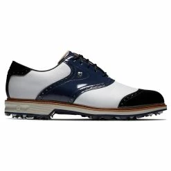FootJoy Men's DryJoys Premiere Series Wilcox Golf Shoes -Shoes Shop footjoy dryjoys premiere series wilcox golf shoes navy white 01 25951.1679063037