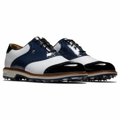 FootJoy Men's DryJoys Premiere Series Wilcox Golf Shoes -Shoes Shop footjoy dryjoys premiere series wilcox golf shoes navy white 05 37444.1679063038