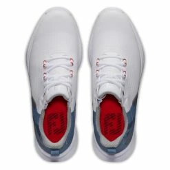 FootJoy Men's FJ Fuel Golf Shoes -Shoes Shop footjoy fj fuel golf shoes white blue fog red 03 58088.1664304221