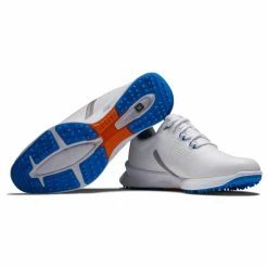 FootJoy Men's FJ Fuel Golf Shoes -Shoes Shop footjoy fj fuel golf shoes white orange 06 40875.1664305002
