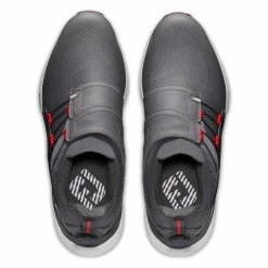 FootJoy Men's Hyperflex BOA Golf Shoes -Shoes Shop footjoy hyperflex boa golf shoes charcoal grey red 03 40446.1678113493