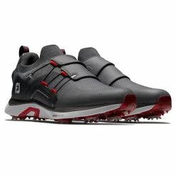 FootJoy Men's Hyperflex BOA Golf Shoes -Shoes Shop footjoy hyperflex boa golf shoes charcoal grey red 05 43837.1678113493