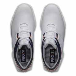 FootJoy Men's Pro SL Golf Shoes -Shoes Shop footjoy pro sl golf shoes white navy red 03 68221.1642001849
