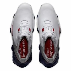 FootJoy Men's Tour Alpha Golf Shoes -Shoes Shop footjoy tour alpha golf shoes white navy 03 41760.1667846823
