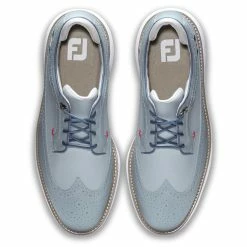 FootJoy Men's Traditions Golf Shoes -Shoes Shop footjoy traditions golf shoes gray navy red 03 96954.1636977358