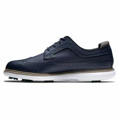 FootJoy Men's Traditions Golf Shoes -Shoes Shop footjoy traditions golf shoes navy green 02 76517.1668608832