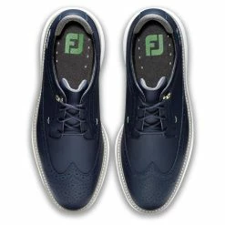 FootJoy Men's Traditions Golf Shoes -Shoes Shop footjoy traditions golf shoes navy green 03 56188.1669392950