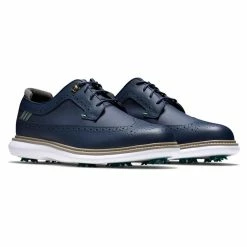 FootJoy Men's Traditions Golf Shoes -Shoes Shop footjoy traditions golf shoes navy green 05 70399.1668608818