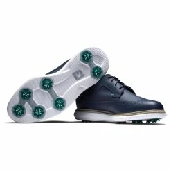 FootJoy Men's Traditions Golf Shoes -Shoes Shop footjoy traditions golf shoes navy green 06 49134.1636977356