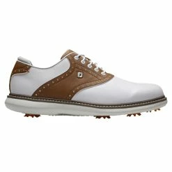 FootJoy Men's Traditions Golf Shoes -Shoes Shop footjoy traditions golf shoes white brown gray 01 18490.1668608794