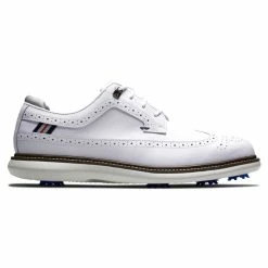 FootJoy Men's Traditions Golf Shoes -Shoes Shop footjoy traditions golf shoes white gray navy 01 73921.1668608826
