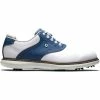 FootJoy Men's Traditions Golf Shoes -Shoes Shop footjoy traditions golf shoes white navy gray 01 06436.1668608823