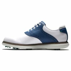 FootJoy Men's Traditions Golf Shoes -Shoes Shop footjoy traditions golf shoes white navy gray 02 34422.1668608829