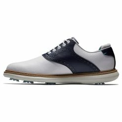 FootJoy Men's Traditions Saddle Golf Shoes -Shoes Shop footjoy traditions saddle golf shoes white navy 02 91803.1676581970