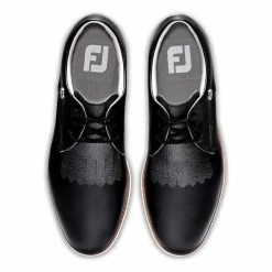FootJoy Women's FJ Sport Retro Golf Shoes - Previous Season Style -Shoes Shop footjoy womens fj sport retro golf shoes black charcoal 03 50158.1657651449