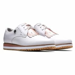 FootJoy Women's FJ Sport Retro Golf Shoes - Previous Season Style -Shoes Shop footjoy womens fj sport retro golf shoes white pink 05 17688.1657651449