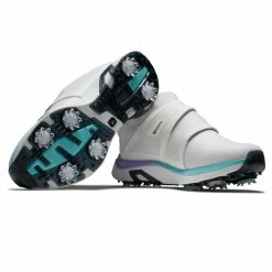 FootJoy Women's Hyperflex BOA Golf Shoes -Shoes Shop footjoy womens hyperflex boa golf shoes white purple blue 06 75048.1677776019