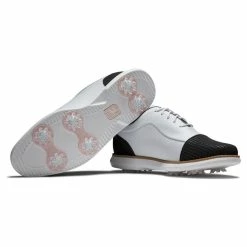 FootJoy Women's Traditions Golf Shoes -Shoes Shop footjoy womens traditions golf shoes white black 06 36748.1669393186