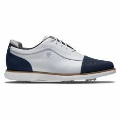 FootJoy Women's Traditions Golf Shoes -Shoes Shop footjoy womens traditions golf shoes white navy 01 67158.1669392945