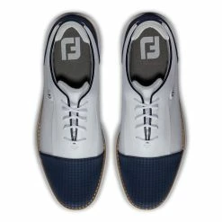 FootJoy Women's Traditions Golf Shoes -Shoes Shop footjoy womens traditions golf shoes white navy 03 49587.1669393071