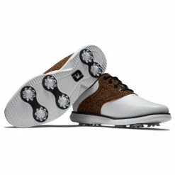 FootJoy Women's Traditions Saddle Golf Shoes -Shoes Shop footjoy womens traditions saddle golf shoes leopard 06 30836.1676596750