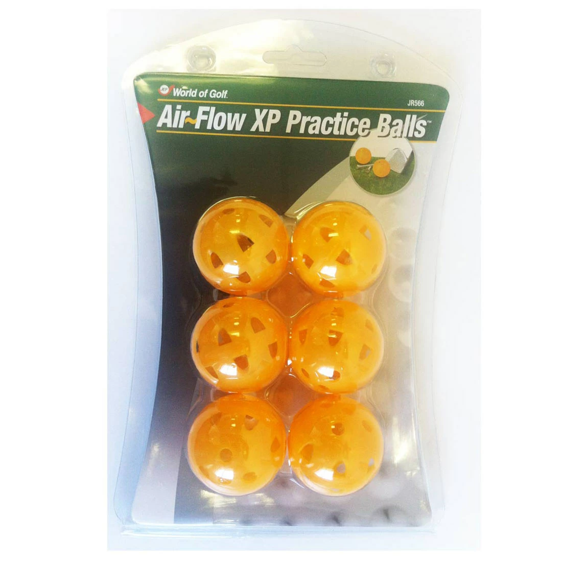World Of Golf Air Flow XP Practice Balls Yellow (JR566) 3 World Of Golf Air Flow XP Practice Balls Yellow (JR566)