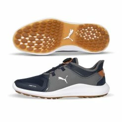 Puma Men's Ignite Fasten8 Disc Golf Shoes -Shoes Shop puma ignite fasten8 disc golf shoes navy blazer silver quiet shade 01 31738.1676590415