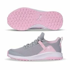 Puma Junior Grip Fusion EVO Golf Shoes -Shoes Shop puma junior grip fusion evo golf shoes high rise pink lady 01 79514.1648585342