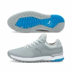 Puma Men's PROADAPT Alphacat Golf Shoes -Shoes Shop puma proadapt alphacat golf shoes high rise silver ibiza blue 01 77051.1649191813